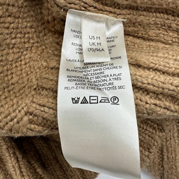 Free People Brookside Tunic Sweater Knit in Desert Camel Size M - Picture 9 of 11